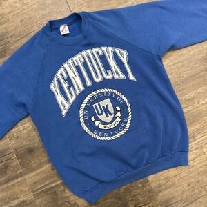 Vintage Kentucky Wildcats UK Crewneck Sweatshirt Made In USA Jerzees Size XL 90s